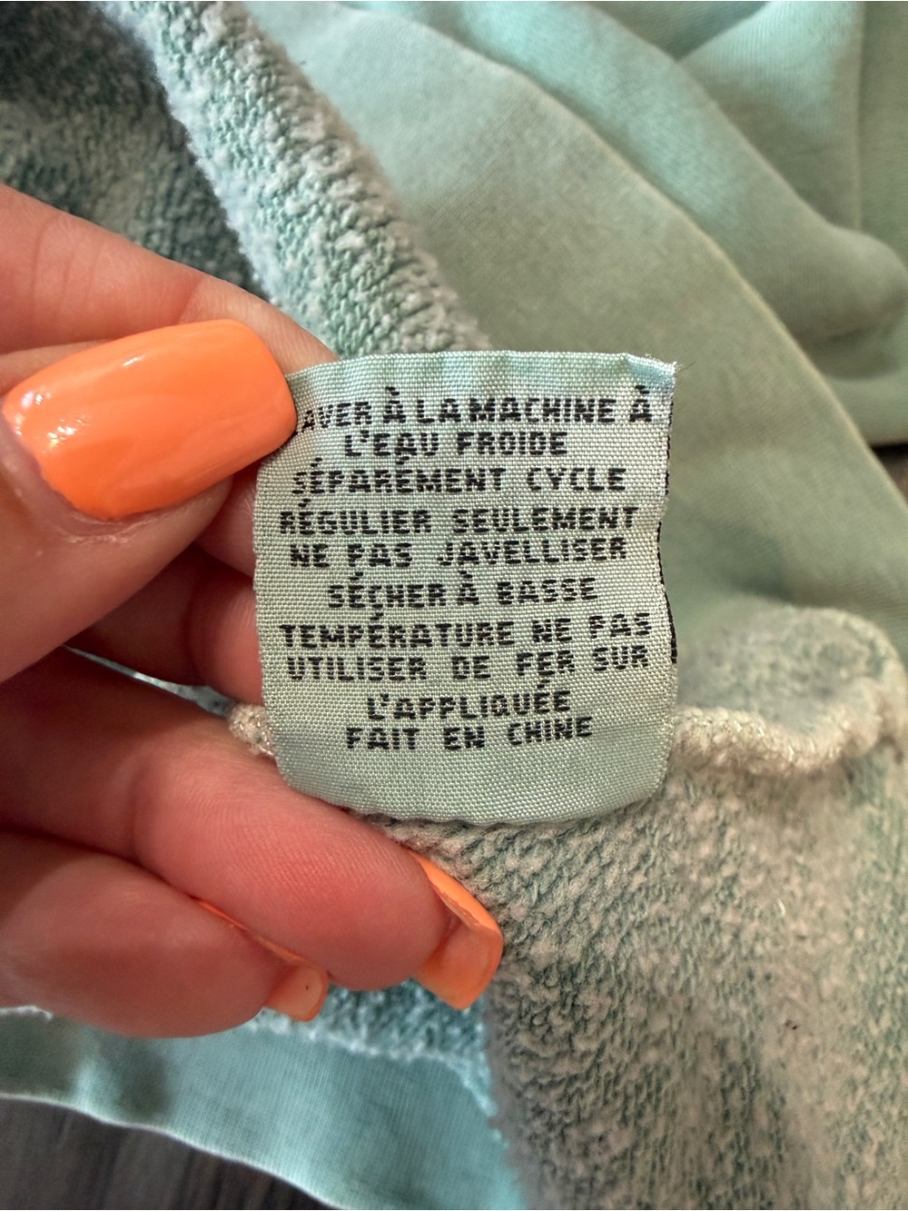Jupmode Midwesterner Embroidered Crewneck Sweatshirt Sage Green 25417 - Picture 8 of 9